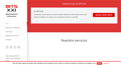 Desktop Screenshot of bitsxxi.com